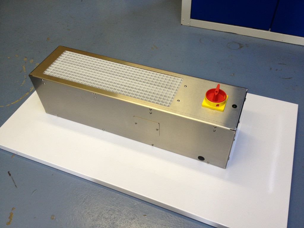 Bespoke incubator heaters for Blood Products Laboratories Technickon Ltd